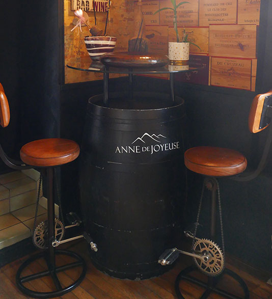 Le bar à vins Les Cols de Bagot